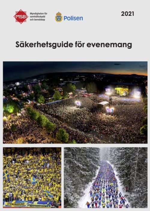 Bild och länk till artikeln Förhöjt säkerhetshot mot Sverige – Uppdatera dina kunskaper om säkerhetsarbete vid evenemang