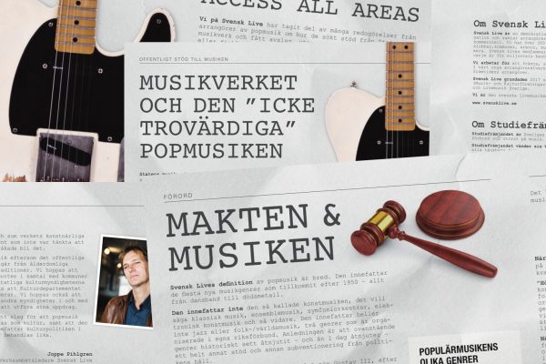 Bild och länk till artikeln Ny rapport visar att svensk popmusik lever farligt.