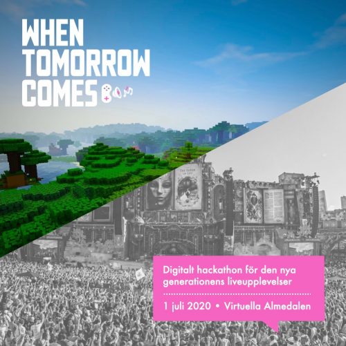 Bild och länk till artikeln Skånsk Live: Välkommen till  When Tomorrow Comes – ett digitalt hackaton för den nya generationens liveupplevelser!